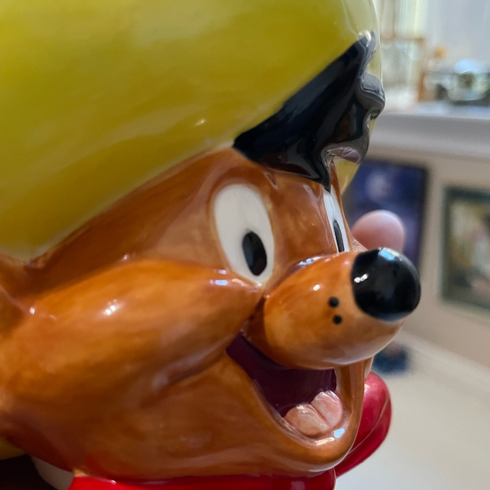Vintage 1994 Looney Tunes Warner bros Speedy Gonzales yellow mug - Picture 12 of 16